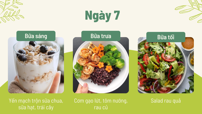 Thực đơn 7 ngày ăn kiêng không cần tính calo, vừa ngon vừa hiệu quả