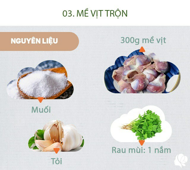 Hôm nay nấu gì: Bữa chiều có món chính siêu đơn giản nhưng lại trôi cơm, món phụ tươi mát giòn sần sật