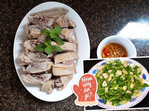 hom nay nau gi bua com nhieu rau cuc thanh mat di lam ve doi nhin chi muon an ngay Hôm nay nấu gì: Bữa cơm nhiều rau cực thanh mát, đi làm về đói nhìn chỉ muốn ăn ngay