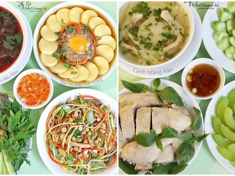 me dam goi y 30 mam com he ngon cai mieng da con mat lai mat ruoi ruoi nhin Mẹ đảm gợi ý 30 mâm cơm hè ngon cái miệng, đã con mắt lại mát rười rượi nhìn ai cũng nuốt nước miếng ừng ực