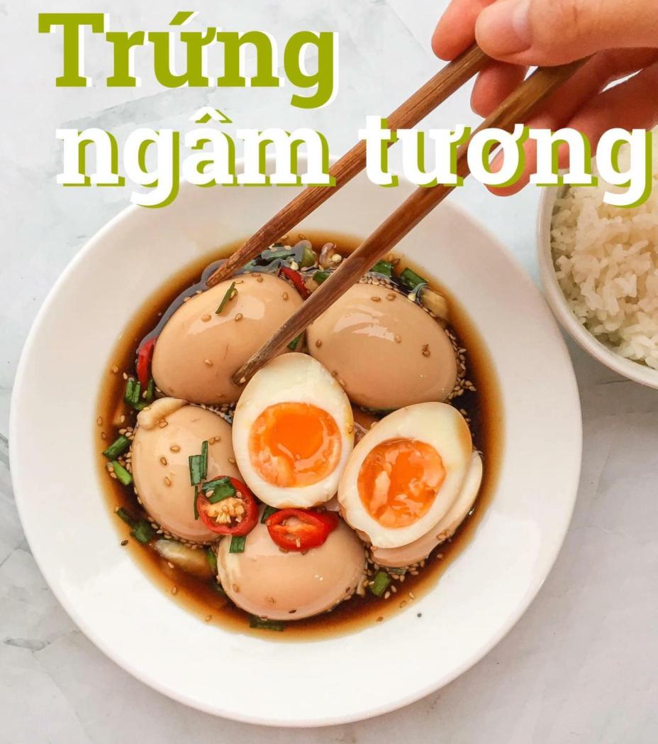 Trứng ngâm tương siêu ngon lại đưa cơm