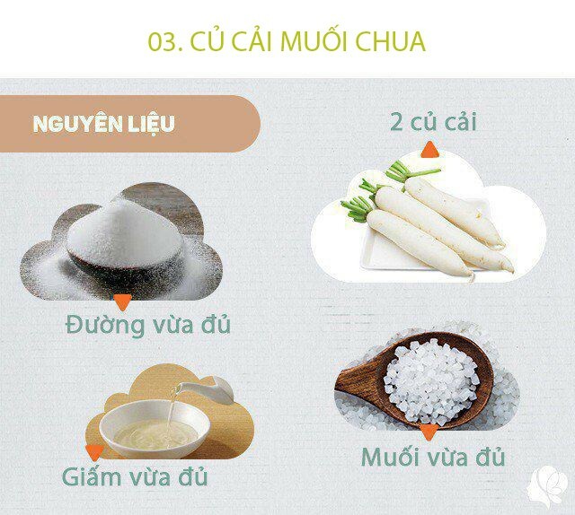 Hôm nay nấu gì: Bữa chiều có món chính siêu giàu vitamin, món phụ thanh mát ăn là thích