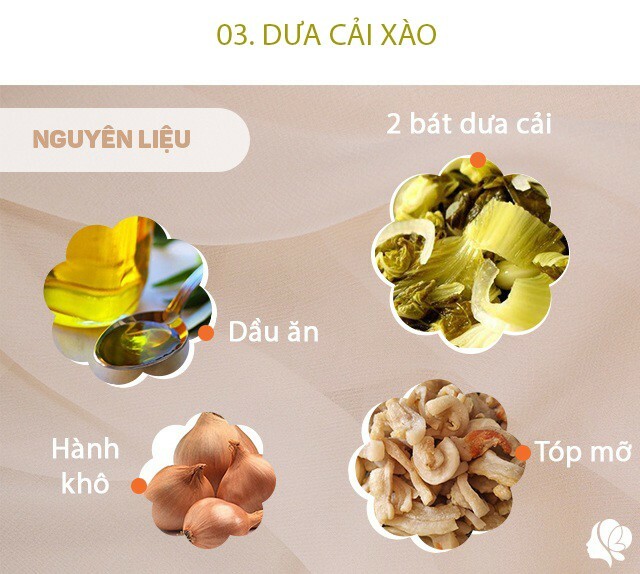 Hôm nay nấu gì: Bữa tối đầu tuần 3 món cực tiết kiệm, dễ làm cho người bận rộn