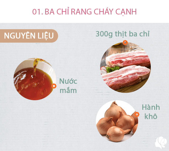 Hôm nay nấu gì: Bữa tối đầu tuần 3 món cực tiết kiệm, dễ làm cho người bận rộn