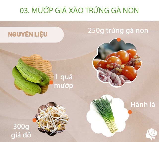 Hôm nay nấu gì: Thực đơn 4 món dân dã, dễ làm lại ngon miệng