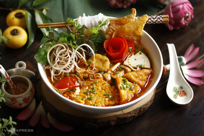 Bún riêu chay cho mùa Vu Lan