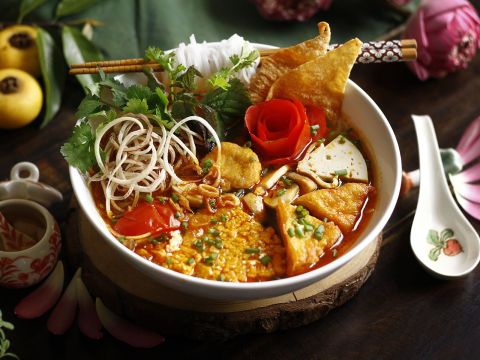 bun rieu chay cho mua vu lan Bún riêu chay cho mùa Vu Lan