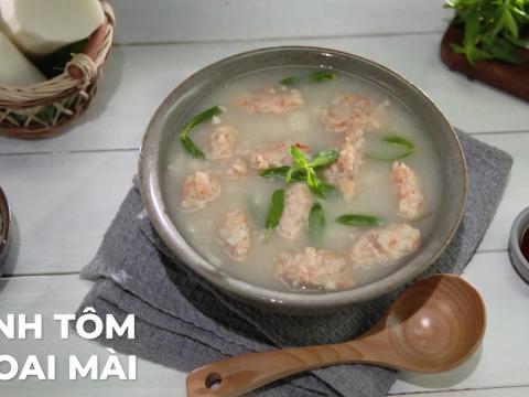 Canh tom khoai mai 1 Canh tôm khoai mài