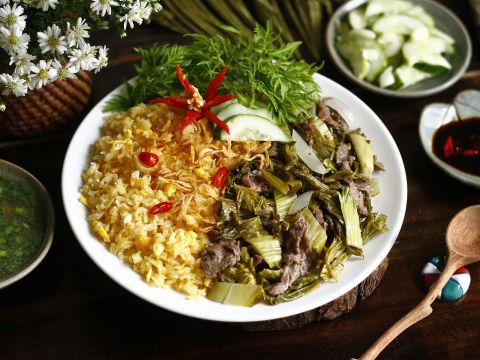 com rang dua bo ha noi Cơm rang dưa bò Hà Nội