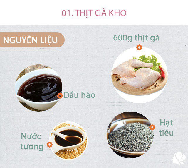 Hôm nay nấu gì: 3 món cơm tối đủ vị, thơm ngon hợp trời thu mát mẻ