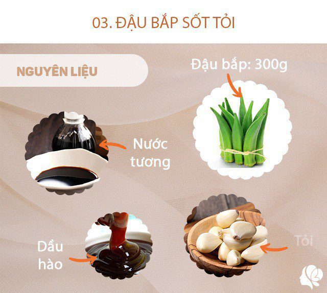 Hôm nay nấu gì: 3 món cơm tối đủ vị, thơm ngon hợp trời thu mát mẻ