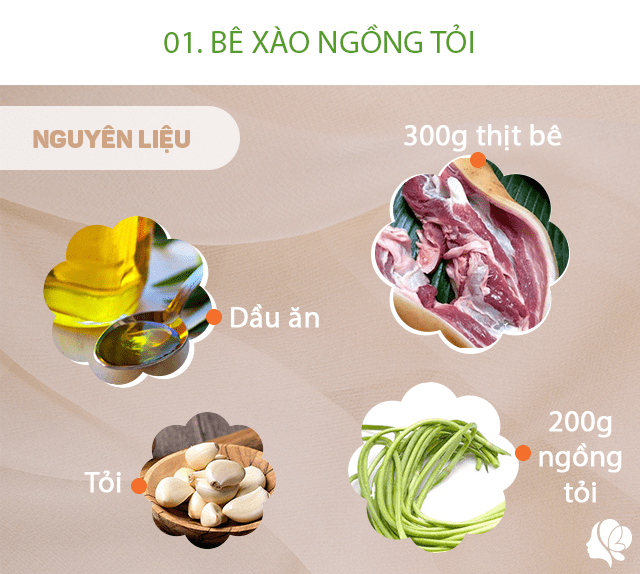 Hôm nay nấu gì: Thực đơn 3 món dễ nấu, đơn giản mà ngon