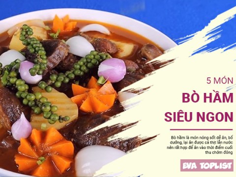 tong hop 5 mon bo ham sieu ngon bo duong cho ngay cuoi thu chom dong Tổng hợp 5 món bò hầm siêu ngon, bổ dưỡng cho ngày cuối thu, chớm đông