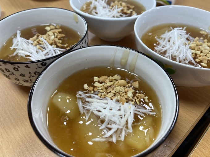 Chè sắn ấm bụng ngày đông