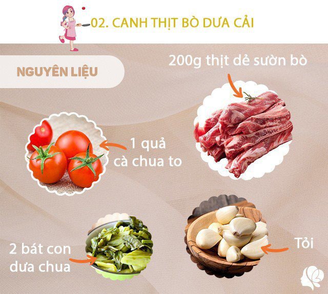 Hôm nay nấu gì: Bữa tối 3 món dễ nấu cho ngày thời tiết 