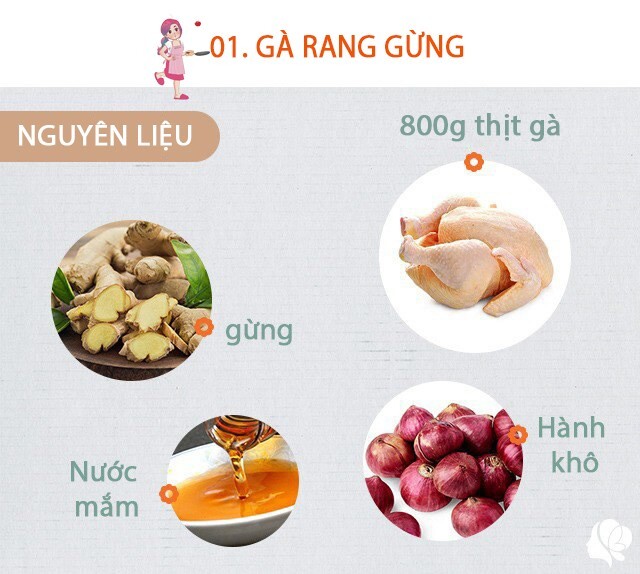 Hôm nay nấu gì: Cơm tối giản dị với 3 món ngon miệng, đủ chất