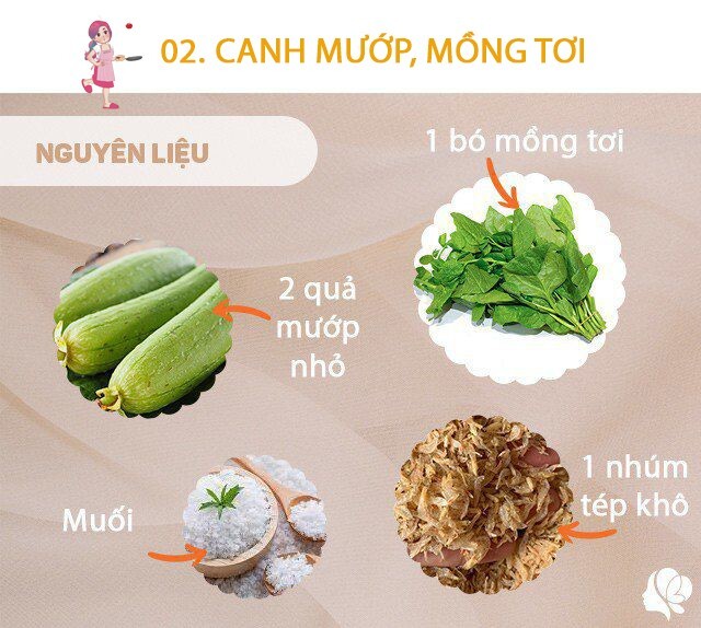 Hôm nay nấu gì: Cơm tối giản dị với 3 món ngon miệng, đủ chất