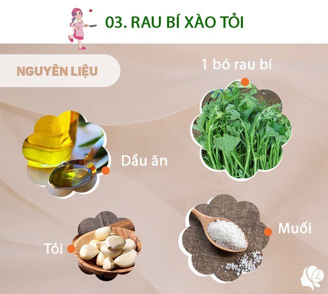 Hôm nay nấu gì: Cơm tối giản dị với 3 món ngon miệng, đủ chất