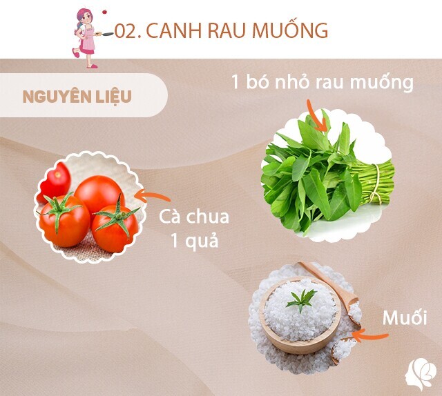 Hôm nay nấu gì: Bữa cơm 4 món bình dân nhưng ngon miệng, đủ dinh dưỡng