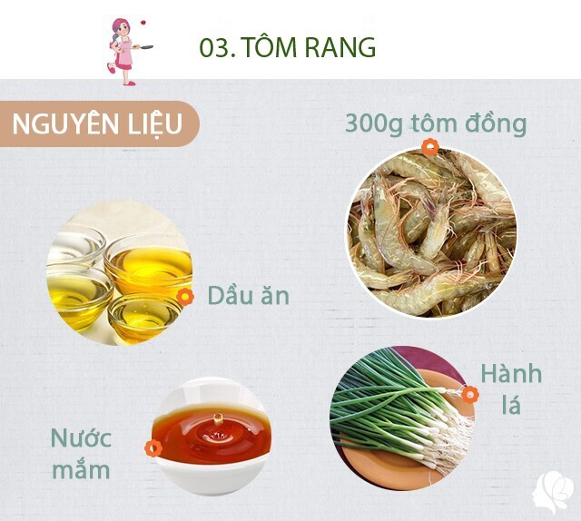 Hôm nay nấu gì: Bữa tối dân dã nhưng ngon miệng