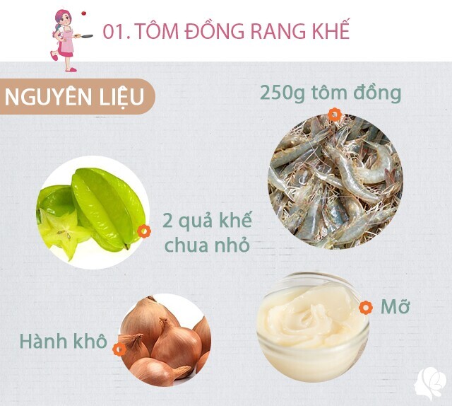 Hôm nay nấu gì: Bữa tối toàn món hương đồng gió nội mà hấp dẫn vô cùng